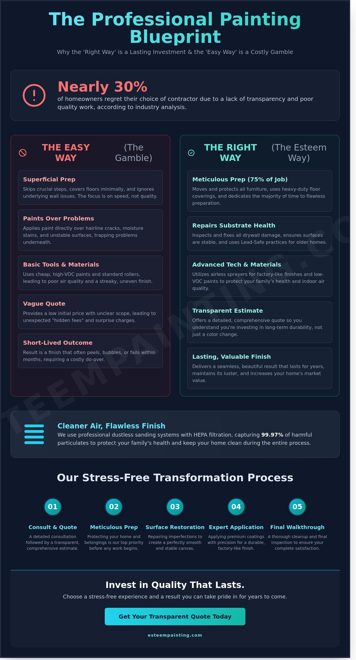 Professional Interior House Painters: The Homeowner’s Guide to Quality and Health