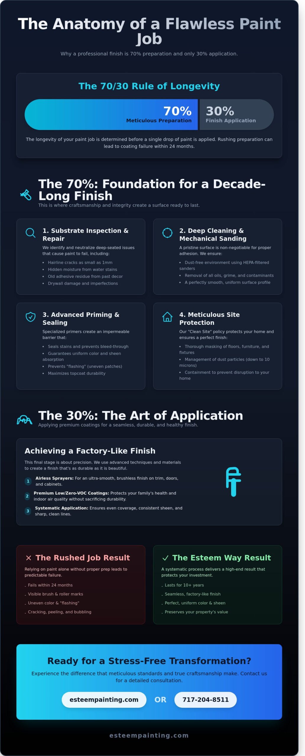 Professional Residential Painting: The Homeowner’s Guide to Quality, Process, and Longevity