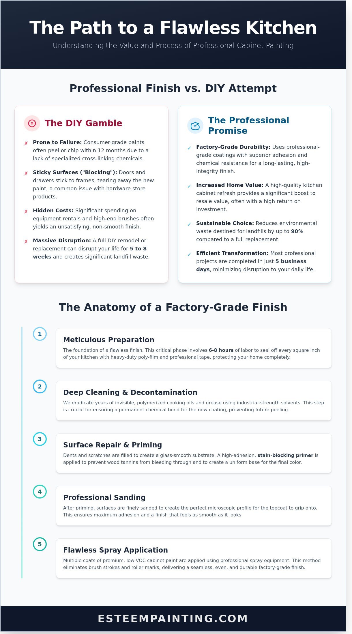 The Ultimate Guide to Professional Kitchen Cabinet Painting: Achieving a Factory-Grade Finish