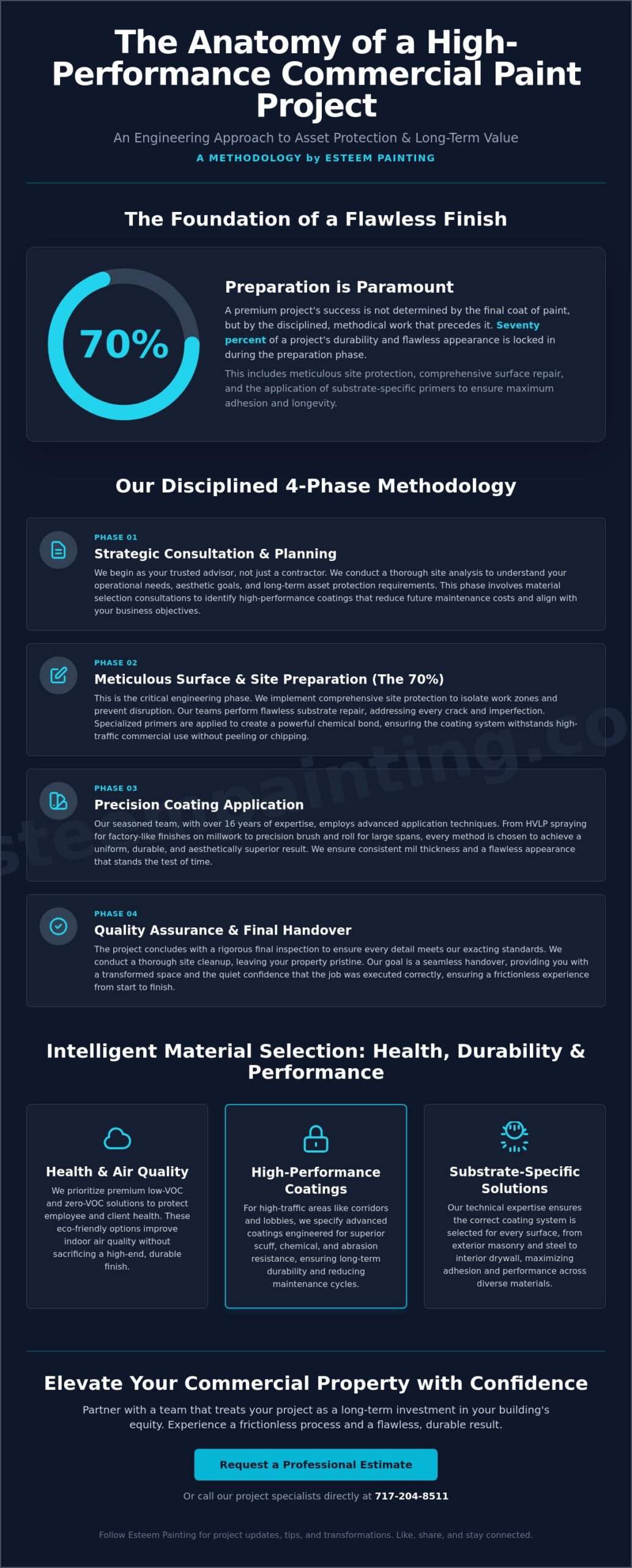 Commercial Painting in Harrisburg PA: A Property Manager’s Guide to Professional Standards